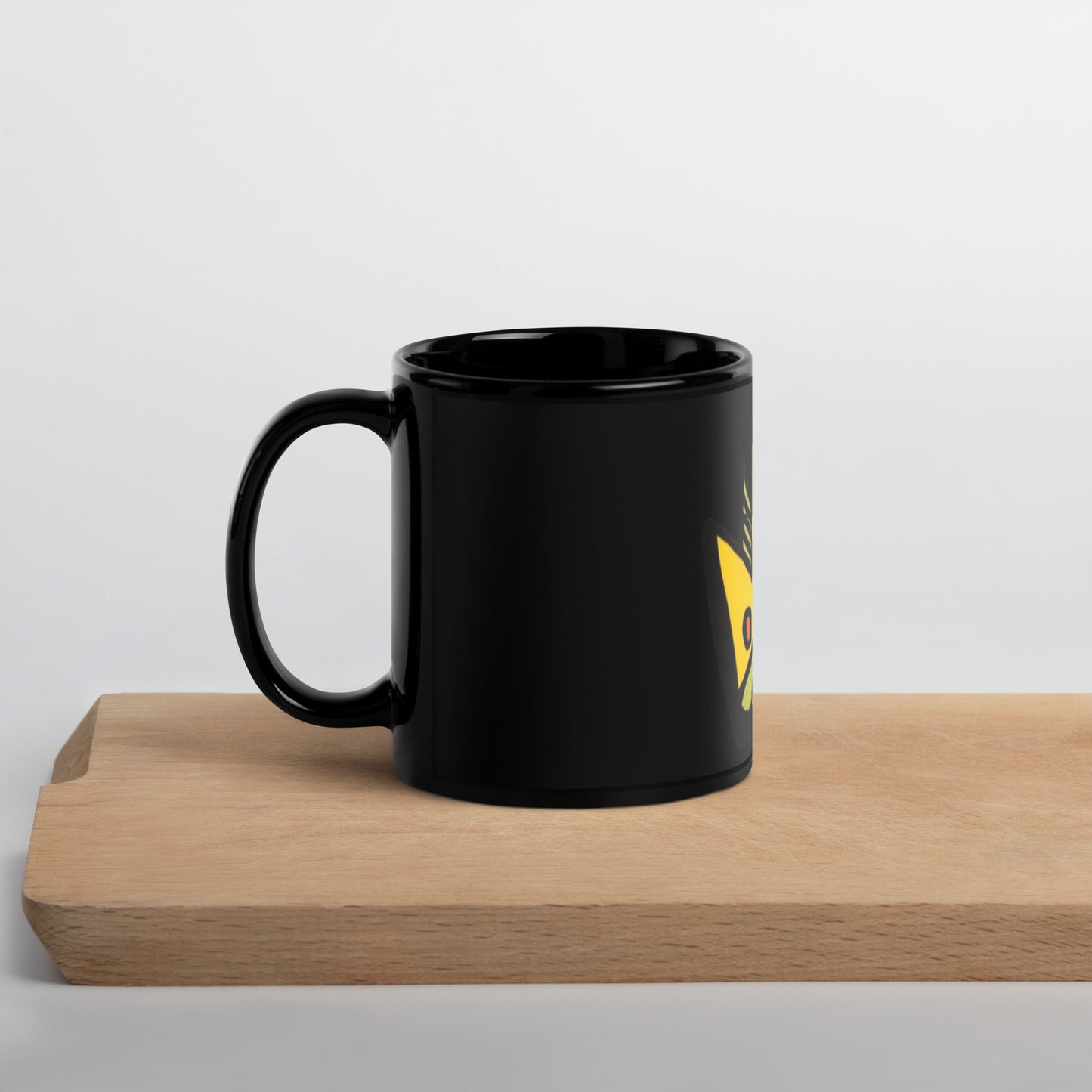 Kid Crown Black Glossy Mug