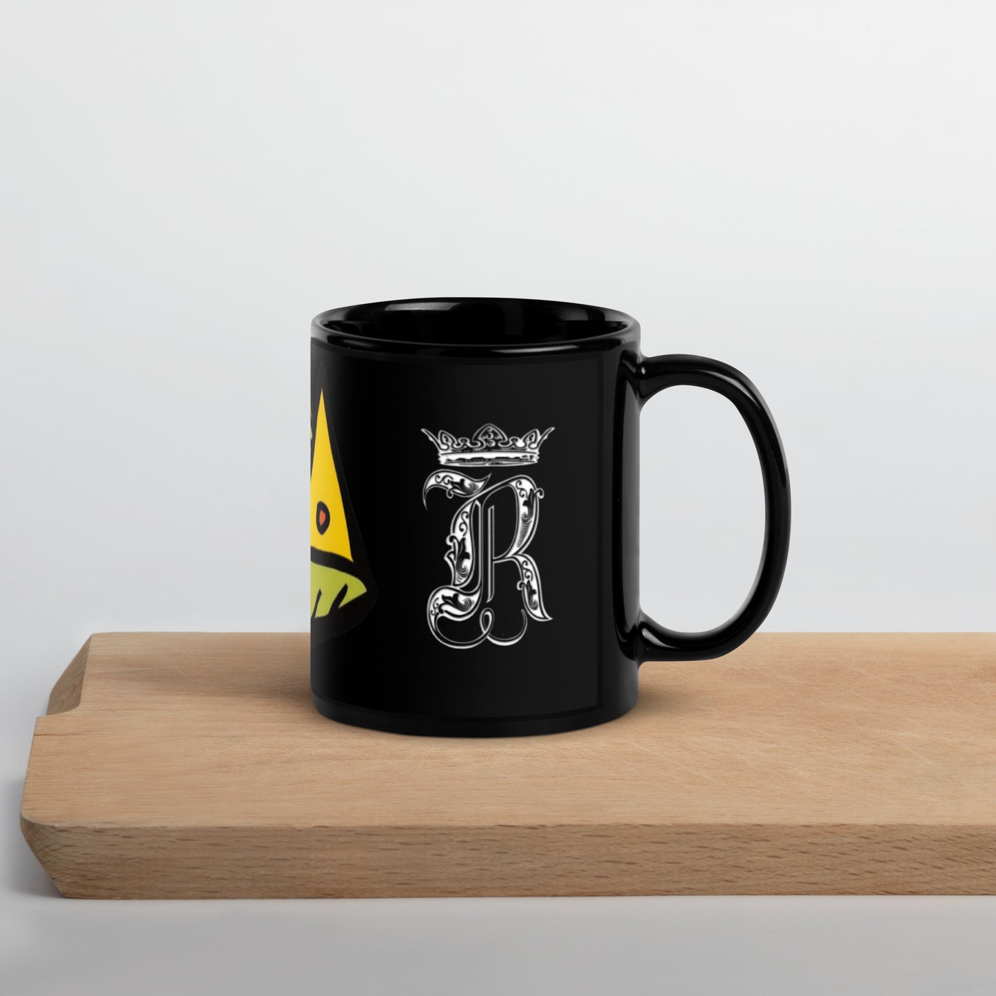 Kid Crown Black Glossy Mug