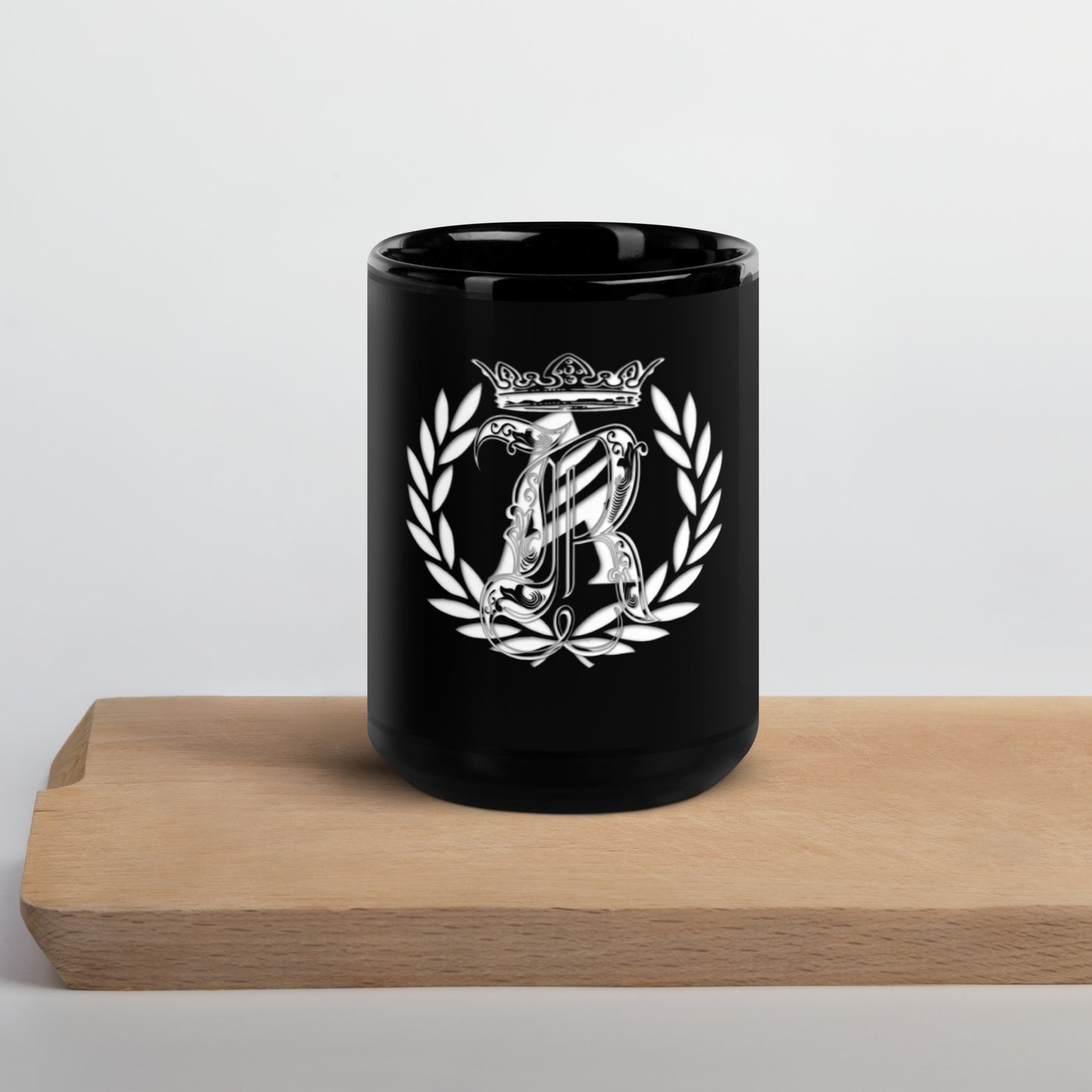 Alpha Black Glossy Mug