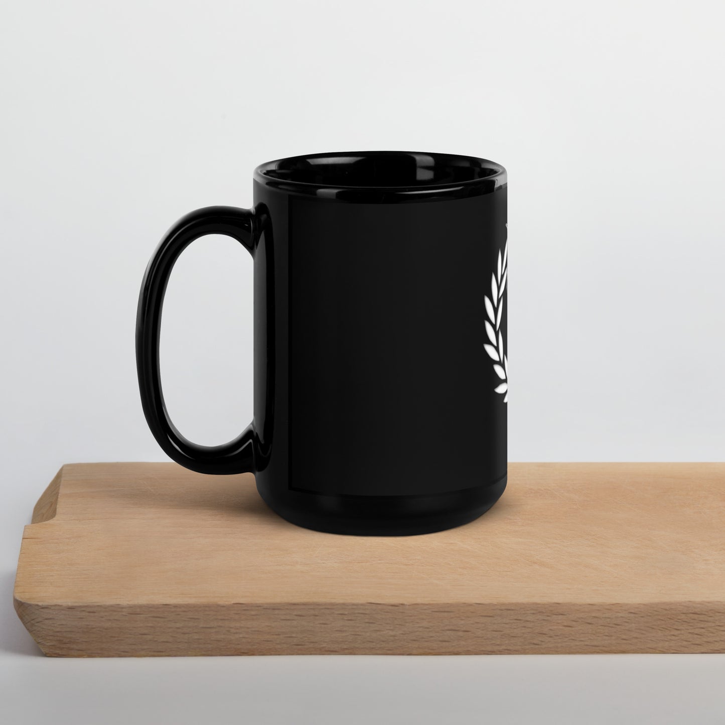Alpha Black Glossy Mug