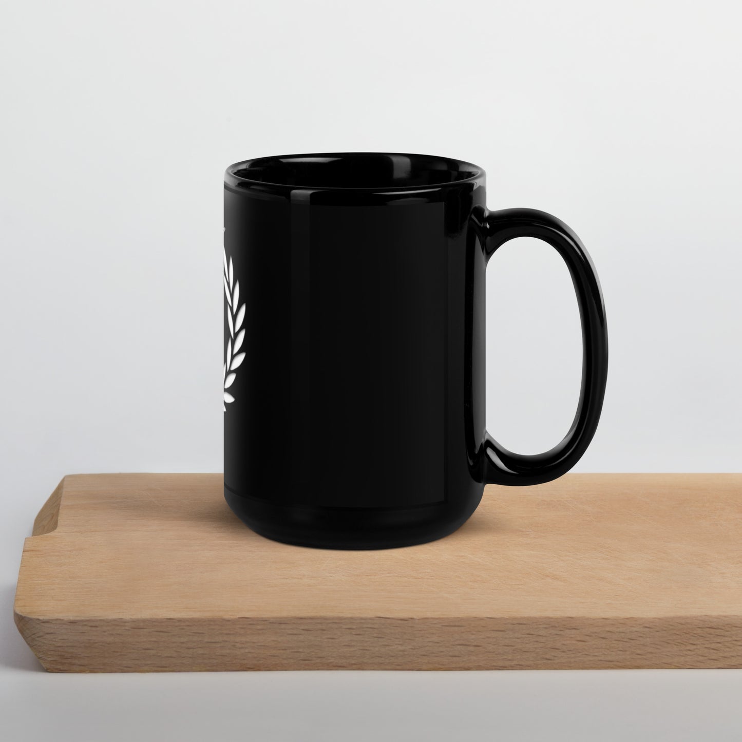 Alpha Black Glossy Mug