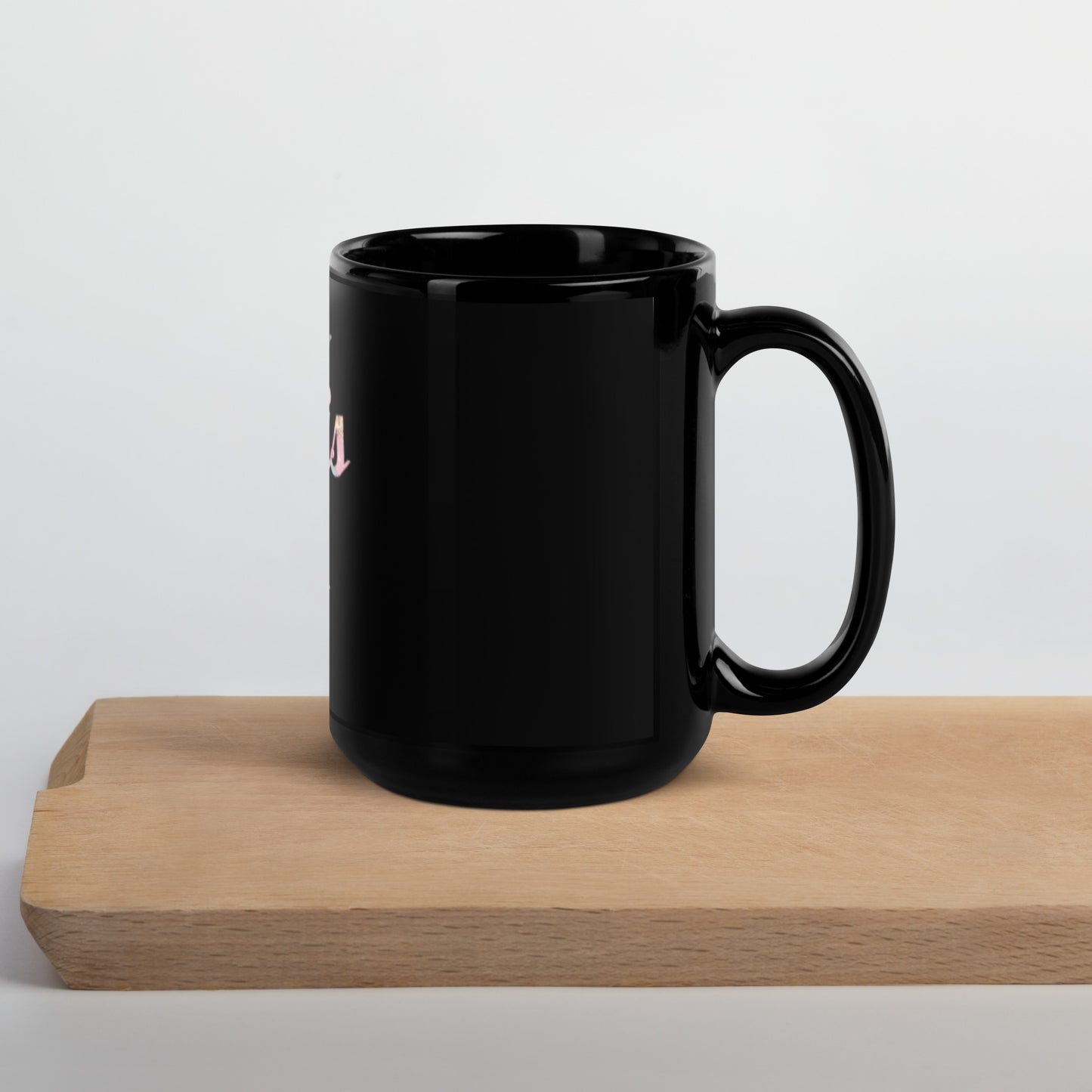 God is Me Black Glossy Mug